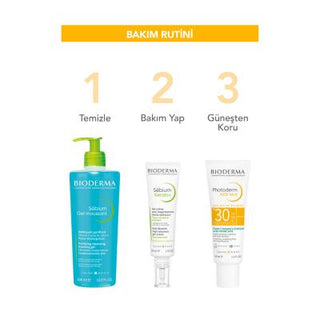 Bioderma Sunscreen and Mattifying Cream for Oily Skin - SPF30 Protection, Non-Comedogenic, Fragrance-Free - Glamourous Grace