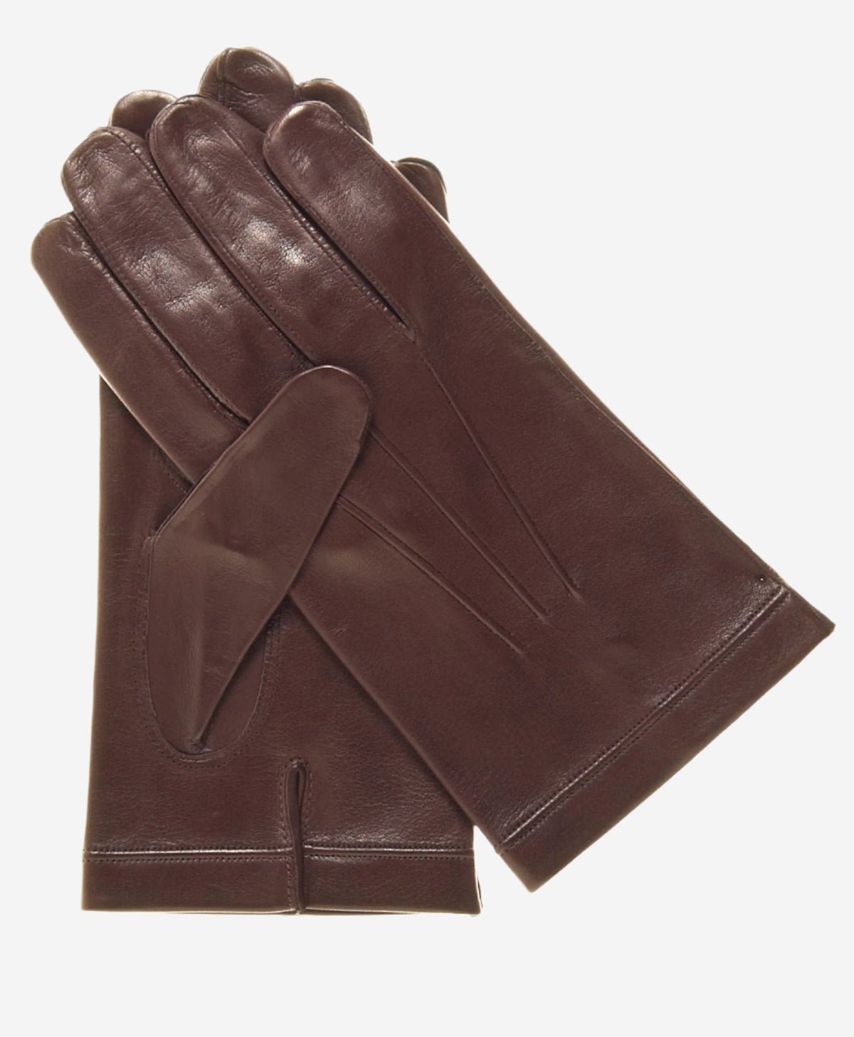 CX3301 (brown) - Men's Cadet Size Italian Unlined Leather Gloves - Glamourous Grace