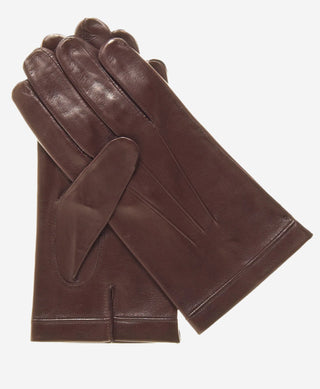 CX3301 (brown) - Men's Cadet Size Italian Unlined Leather Gloves - Glamourous Grace