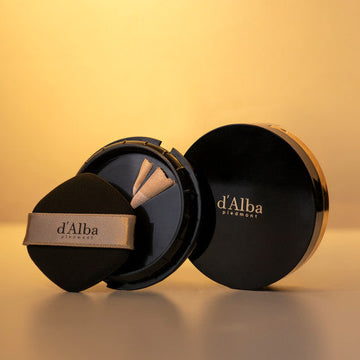 d'Alba Skin Fit Grinding Serum Cover Pact 20g+20g(refill) SPF50+/PA++++ - Glamourous Grace