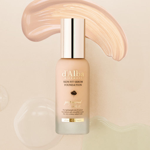 d'Alba Skin Fit Serum Foundation (Spatula) SPF50+/PA+++ 40ml - Glamourous Grace