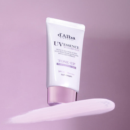 d'Alba Waterfull Tone-Up Sun Cream (Purple) 50ml SPF50+ PA++++ - Glamourous Grace
