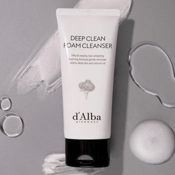 d'Alba White Truffle Deep Clean Foam Cleanser 80ml - Glamourous Grace