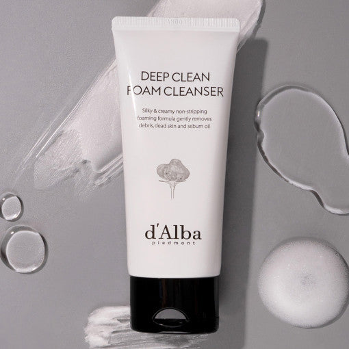 d'Alba White Truffle Deep Clean Foam Cleanser 80ml - Glamourous Grace