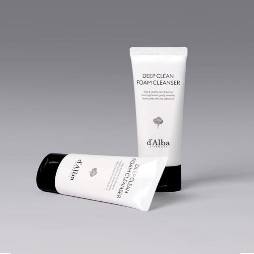 d'Alba White Truffle Deep Clean Foam Cleanser 80ml - Glamourous Grace