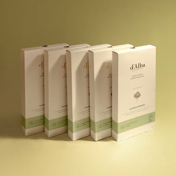 d'Alba White Truffle Double Mask Pack [Calming/Hydrating] 34.5g X 20ea - Glamourous Grace
