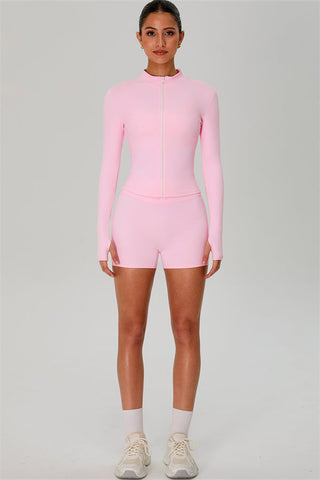 The Jewel Zip Jacket Shorts 2-Piece Set