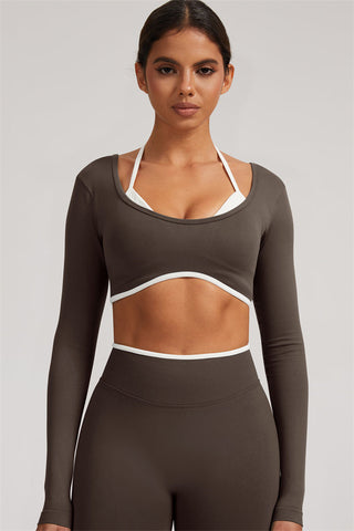 The Elevate Long Sleeve Crop top