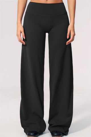The Twirl Open Back Sports Bra Straight Leg Pants 2-Piece Set