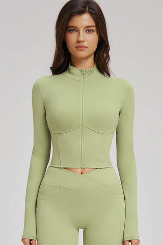 The Sizzle Zip Jacket Sports Bra Shorts 3-Piece Set