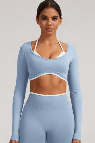 The Elevate Long Sleeve Crop top