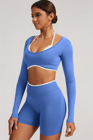The Elevate New Long Sleeve Crop top