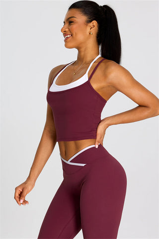 The Dwell Crop Top Leggings 2-Piece Set