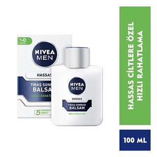 Nivea Men After Shave Balm for Sensitive Skin - Alcohol-Free, Soothing & Nourishing - 3.38 fl oz - Glamourous Grace