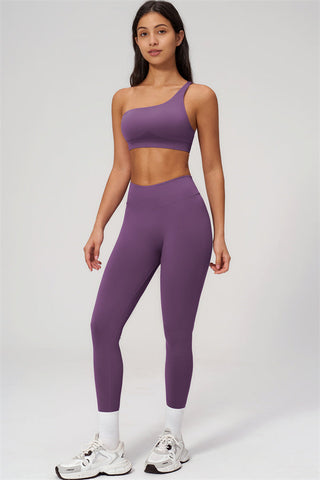 The Empower One-Shoulder Sports Bra