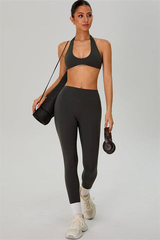 The Solid Sports Bra Leggings 2-Piece Set