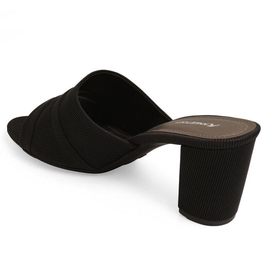 Aurelia- Black Block Heels