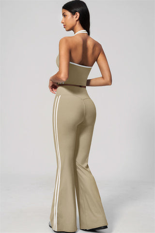 The Onyx Tank Top Flared Leggings 2-Piece Set