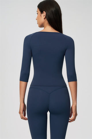 The RiseFit Half-Sleeve T-Shirt Leggings 2-Piece Set