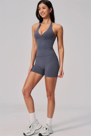 The Align V-Halter Top Shorts 2-Piece Set