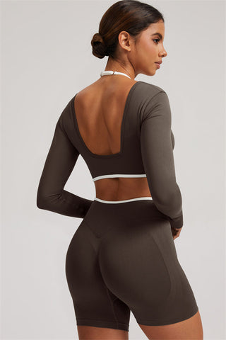 The Elevate Long Sleeve Crop top