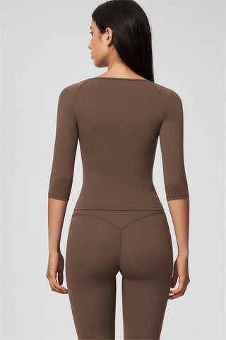 The RiseFit Half-Sleeve T-Shirt Leggings 2-Piece Set