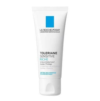 La Roche Posay Toleriane Sensitive Rich Moisturizing Face Cream for Sensitive Skin - 48 Hour Hydration, Fragrance-Free & Alcohol-Free - Glamourous Grace