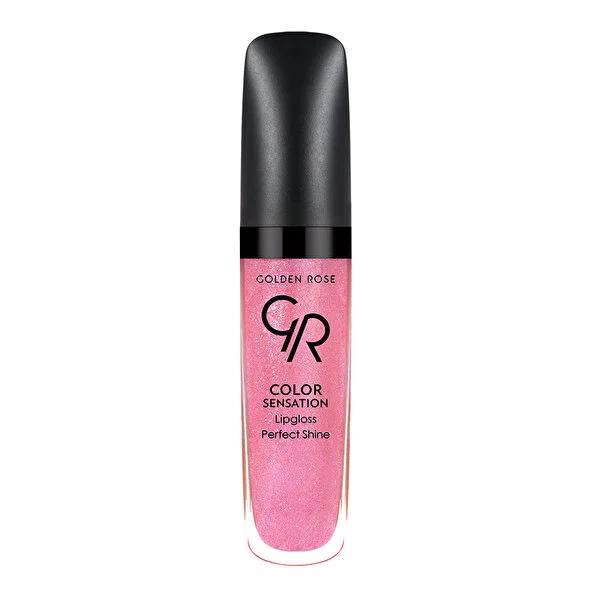 Golden Rose Color Sensation Lip Gloss - Non-Sticky, Long-Lasting Shine in Variety of Colors - Glamourous Grace