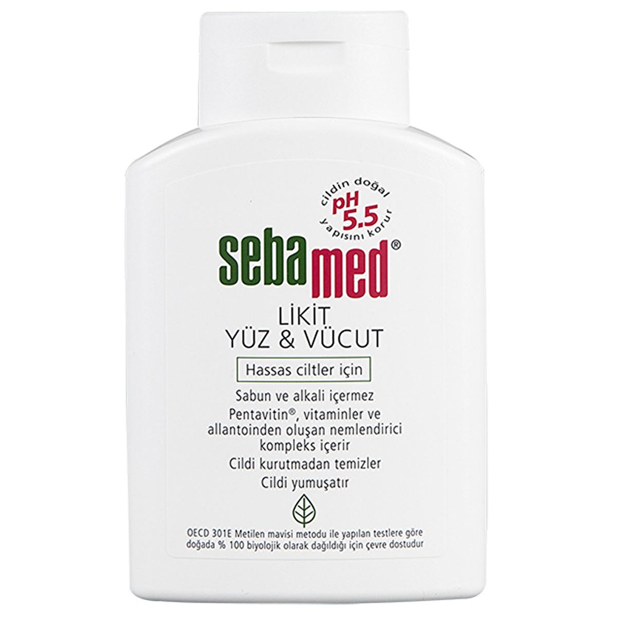 Sebamed Liquid Face and Body Cleanser - Gentle pH 5.5 Skincare for Sensitive Skin, Moisturizing & Vitamin-Enriched - Glamourous Grace