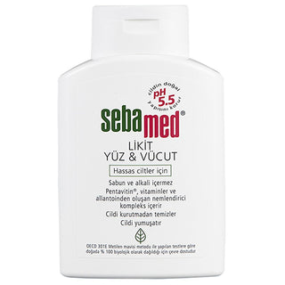 Sebamed Liquid Face and Body Cleanser - Gentle pH 5.5 Skincare for Sensitive Skin, Moisturizing & Vitamin-Enriched - Glamourous Grace