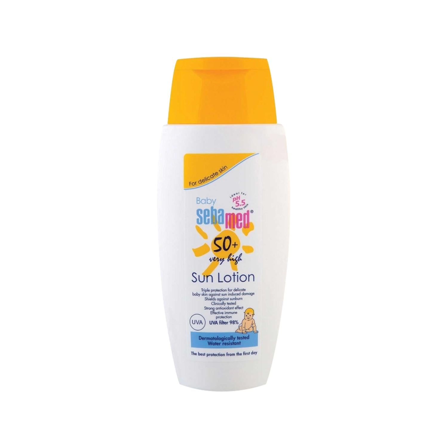 Sebamed Baby Sunscreen Lotion SPF50 - Gentle, Multi-Purpose Protection for Sensitive Infant Skin, 5.07 fl oz - Glamourous Grace