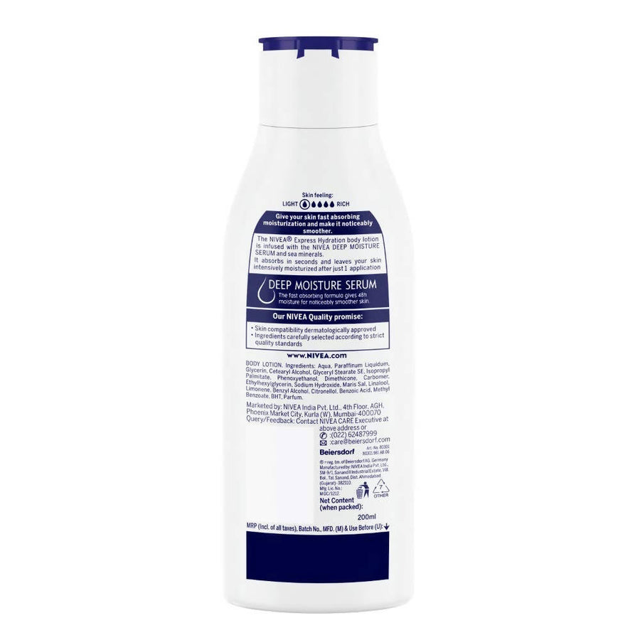 Nivea Body Lotion - Express Hydration - Glamourous Grace