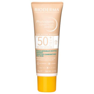 Bioderma Photoderm COVER Touch SPF50+ Very Light: High Protection Tinted Mineral Sunscreen for Sensitive Skin, Facial Sunscreen, 40gr - Glamourous Grace