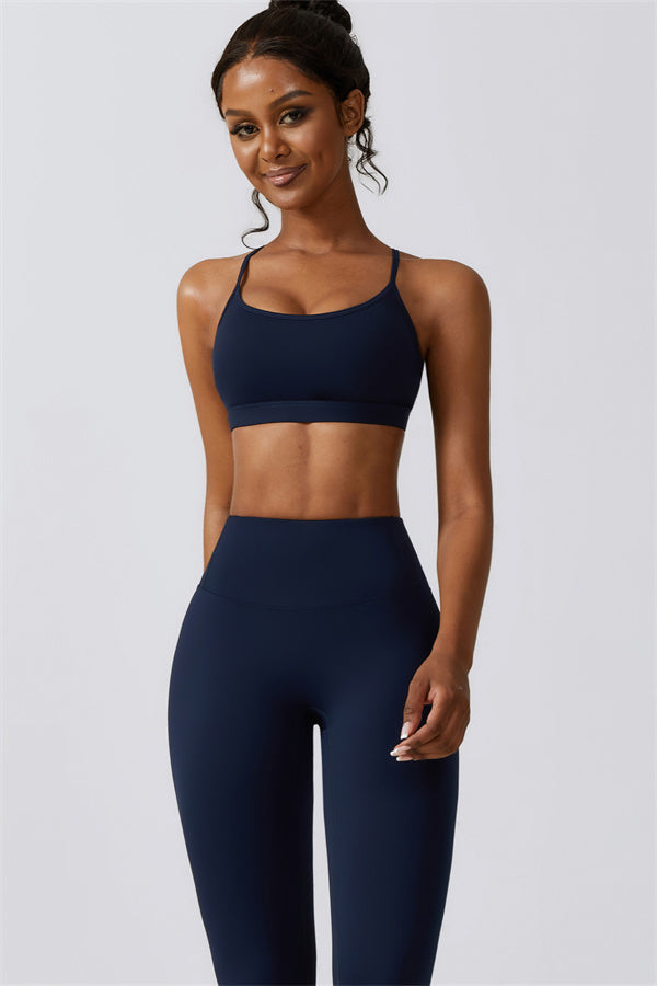 Juno Star Sports Bra Leggings 2-Piece Set - Glamourous Grace
