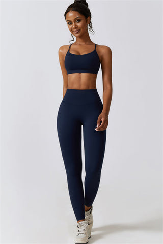 Juno Star Sports Bra Leggings 2-Piece Set - Glamourous Grace