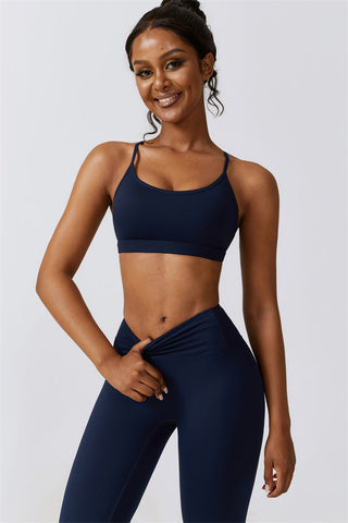 Juno Star Sports Bra Leggings 2-Piece Set - Glamourous Grace