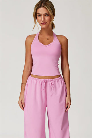 The Sprint Halter Tank Top
