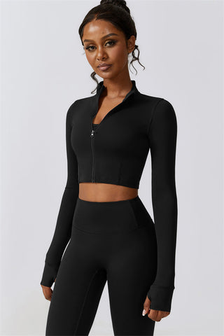 Juno Star Jacket Sports Bra Leggings 3-Piece Set