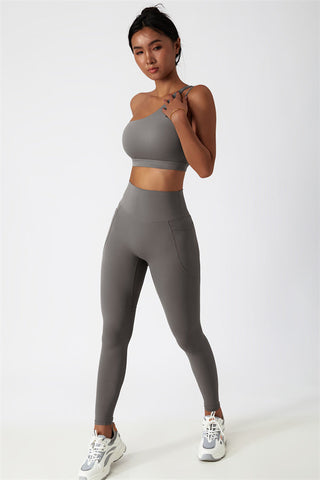 The Blissful Rose Sports Bra Leggings 2-Piece Set