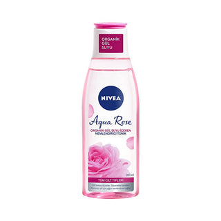 Nivea Aqua Rose Moisturizing Toner 200ml - Organic Rose Water - Glamourous Grace
