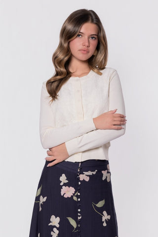 Dahlia Cardigan (White)