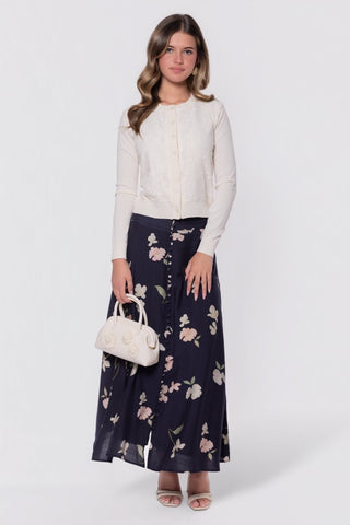 Dahlia Cardigan (White)