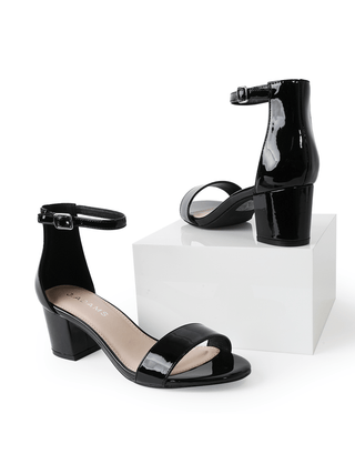 Daisy | Black Patent - Glamourous Grace