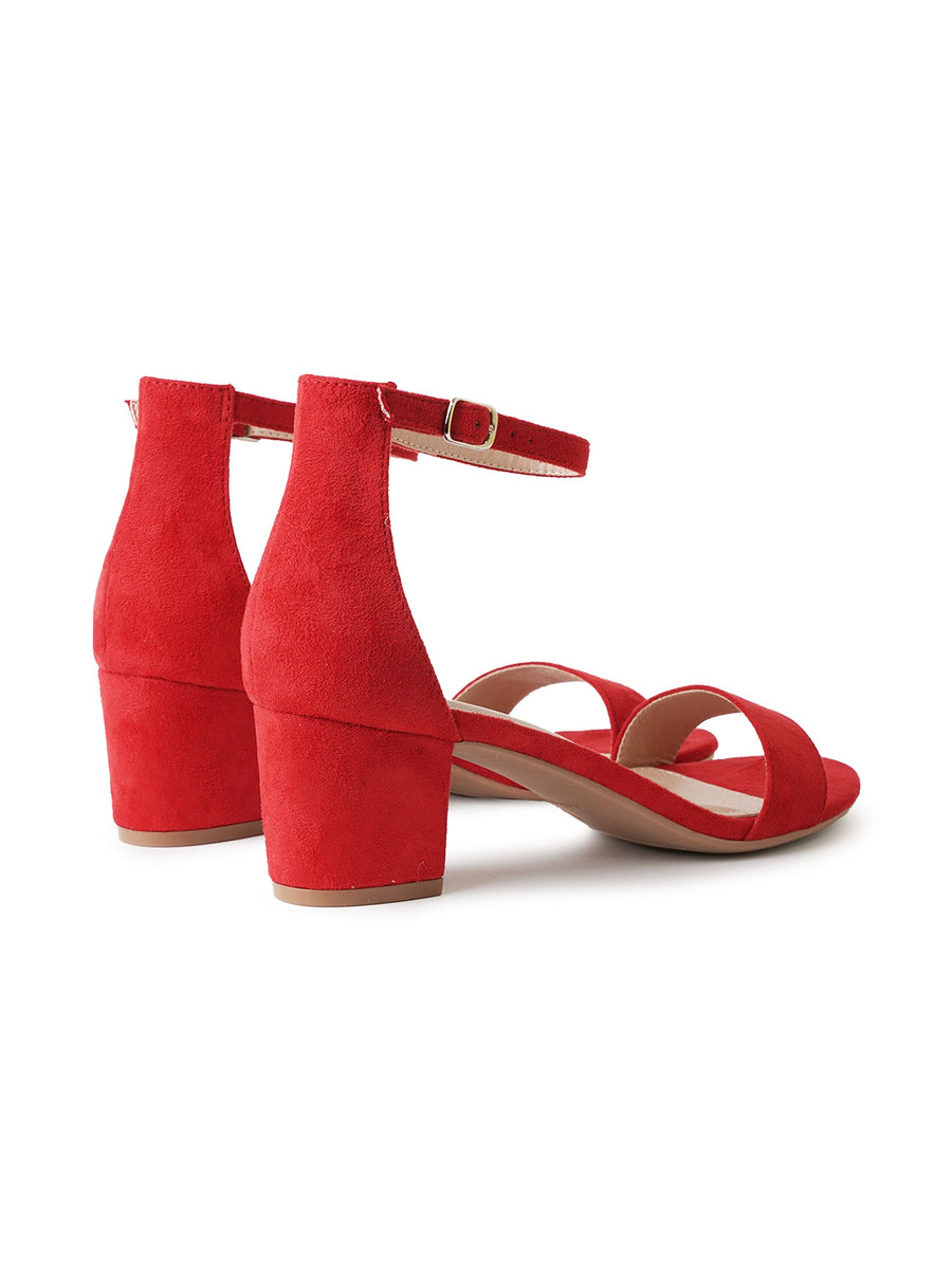 Daisy | Red Suede - Glamourous Grace