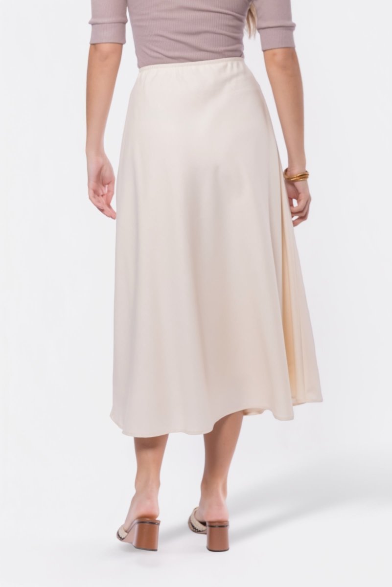 Dakota Skirt (Ivory Solid) - Glamourous Grace