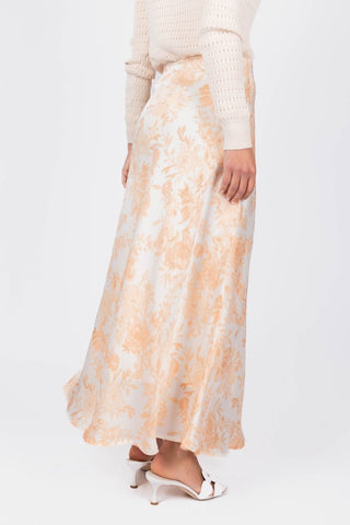 Dakota Skirt (Ivory/Peach)