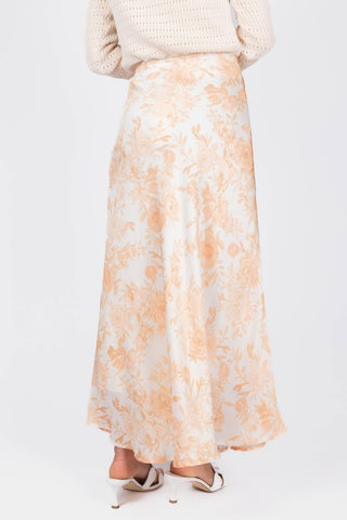 Dakota Skirt (Ivory/Peach)