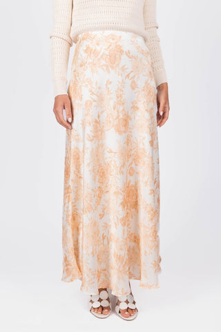 Dakota Skirt (Ivory/Peach)