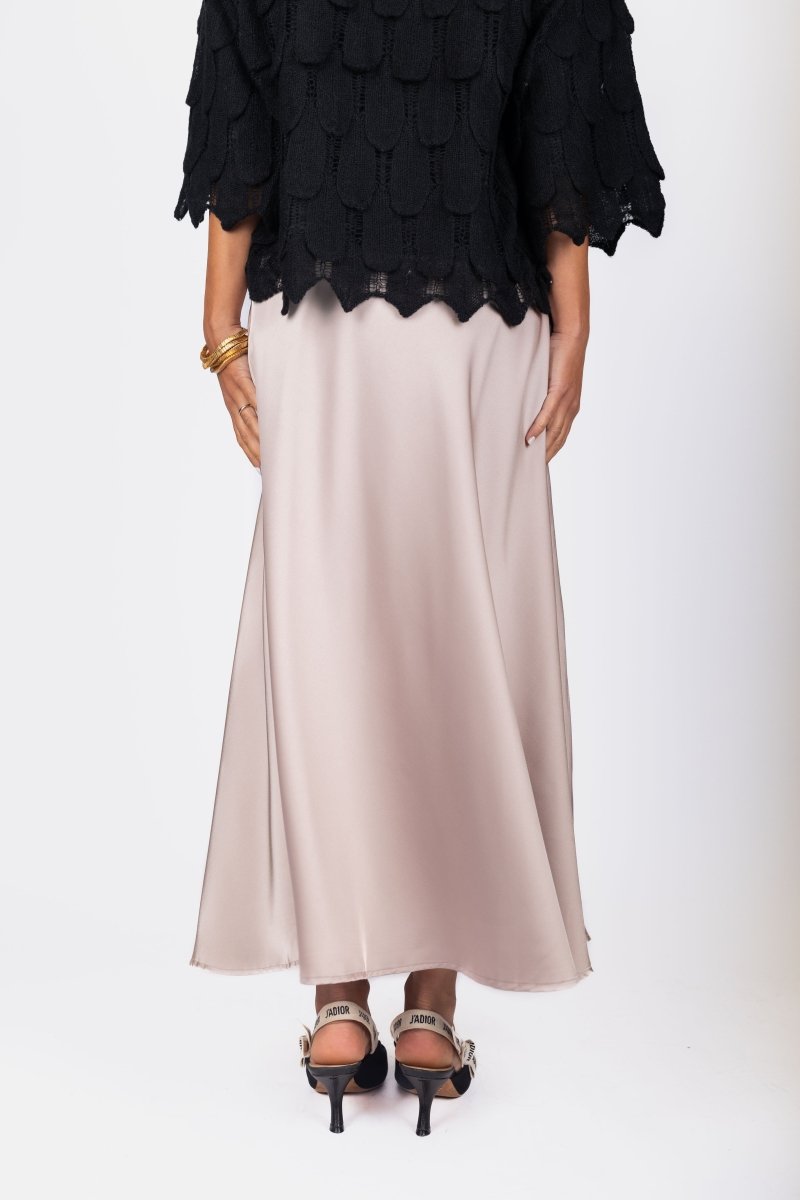 Dakota Skirt (Light Khaki) - Glamourous Grace
