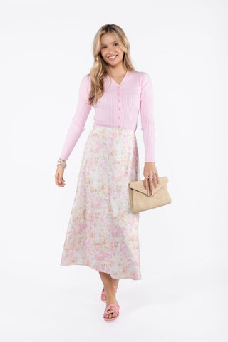 Dakota Skirt (Peach/Pink)